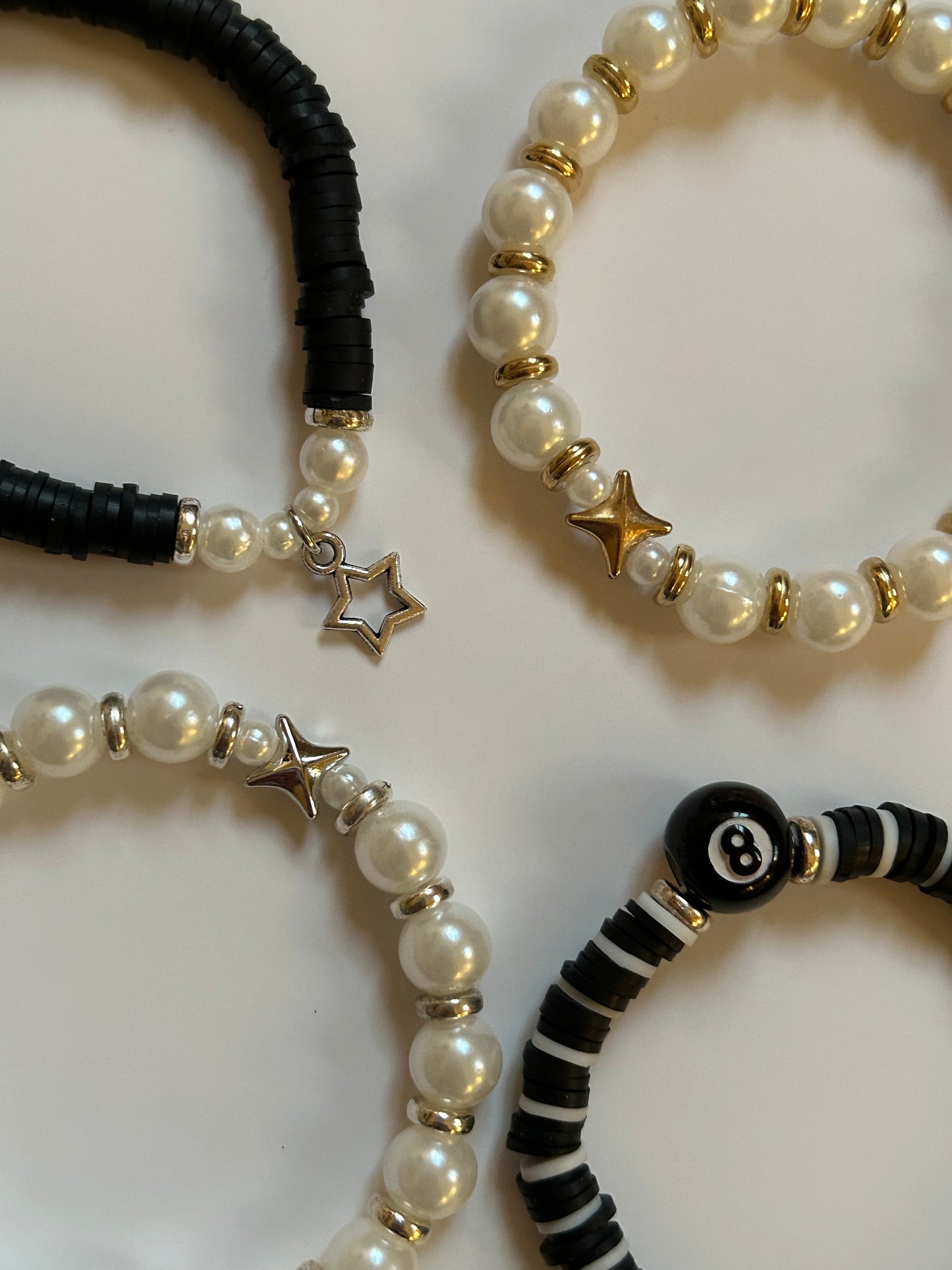 Classic bracelet stack 💫