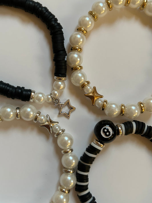 Classic bracelet stack 💫