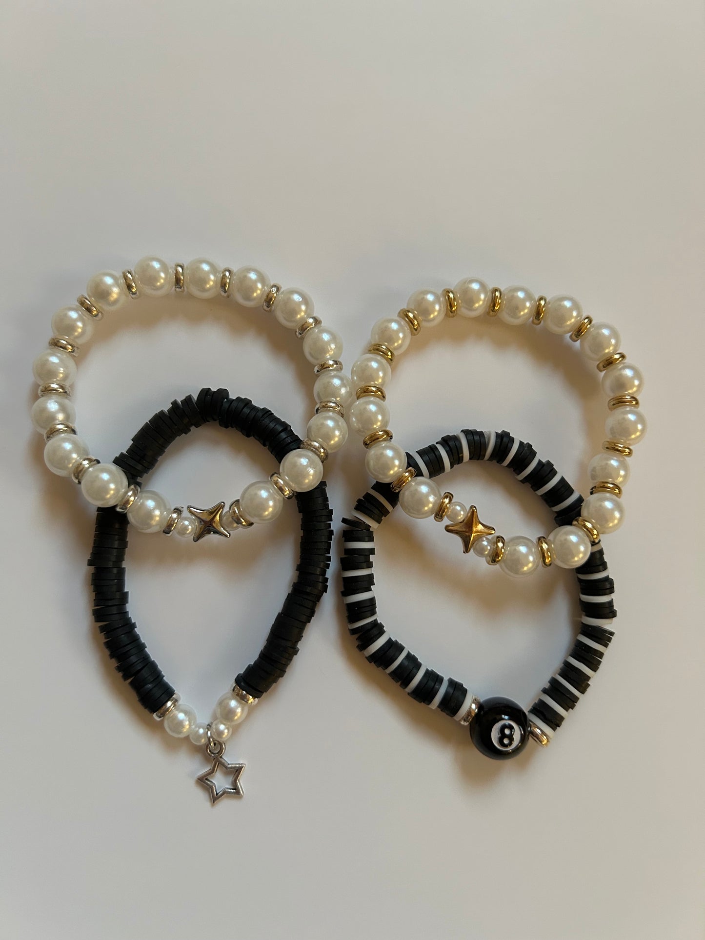 Classic bracelet stack 💫